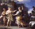 Venus Punishing Psyche With A task Baroque Luca Giordano